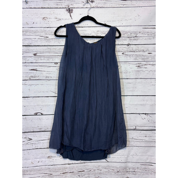 Women's Amanti Sleeveless Top Blue/Navy Size S - Picture 2 of 5